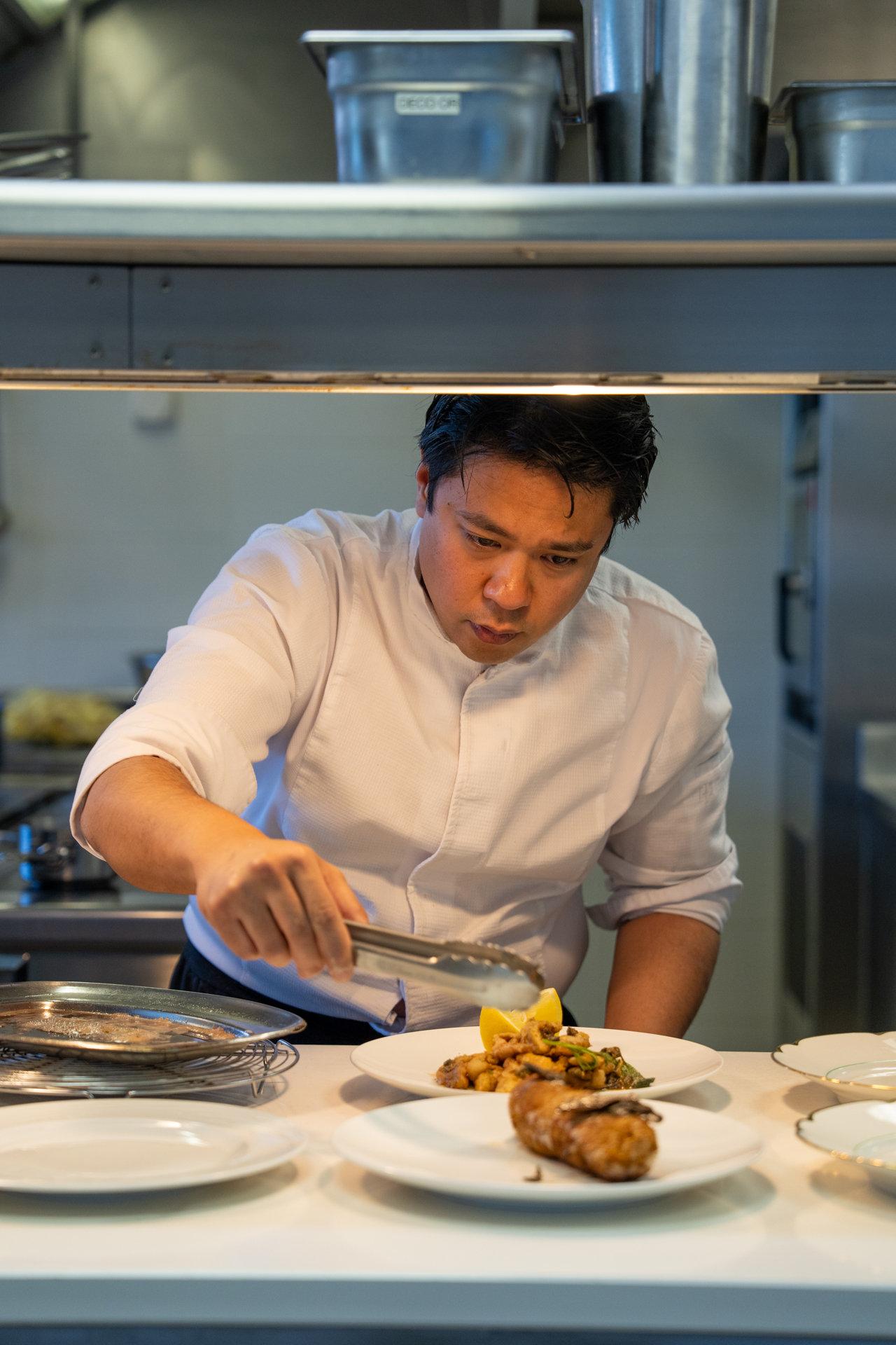 Plat gastronomique de l'Auberge